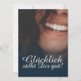 ¡Glücklich steht Dir gut! - Blau