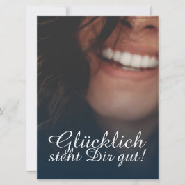 ¡Glücklich steht Dir gut! - Blau