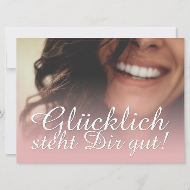 ¡Glücklich steht Dir gut! - Rosé (Anverso)