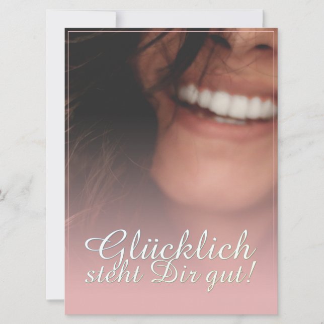 ¡Glücklich steht Dir gut! - Rosé (Anverso)