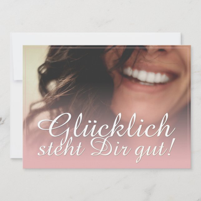 ¡Glücklich steht Dir gut! - Rosé (Anverso)