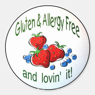 "Gluten y Alergia libre..." Pegatinas