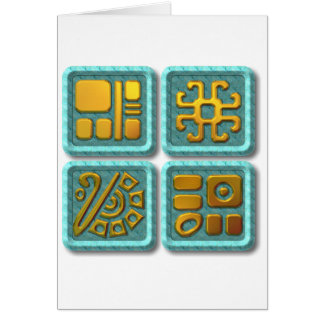 Glyphs-turquesa maya