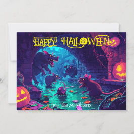 Gnaw-or-Treat: Tarjeta de Halloween por debajo de