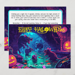 Gnaw-or-Treat: Tarjeta de Halloween por debajo de