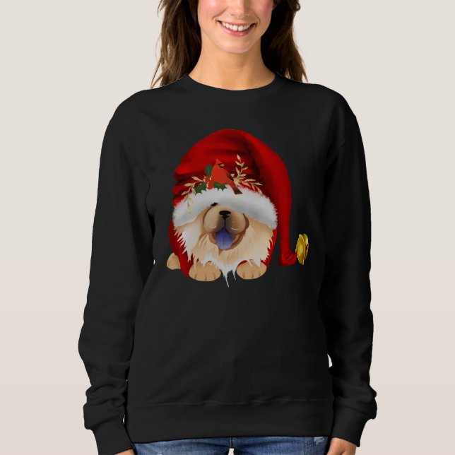 GNOME 4 LAS CHOWLIDAYS - Sudadera roja Chow (Anverso)