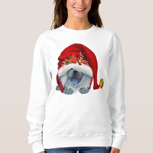 GNOME 4 LOS CHOWLIDAYS - Sudadera Blue Chow (Anverso)