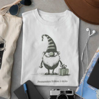 Gnome caprichoso con regalo - Camiseta femenina