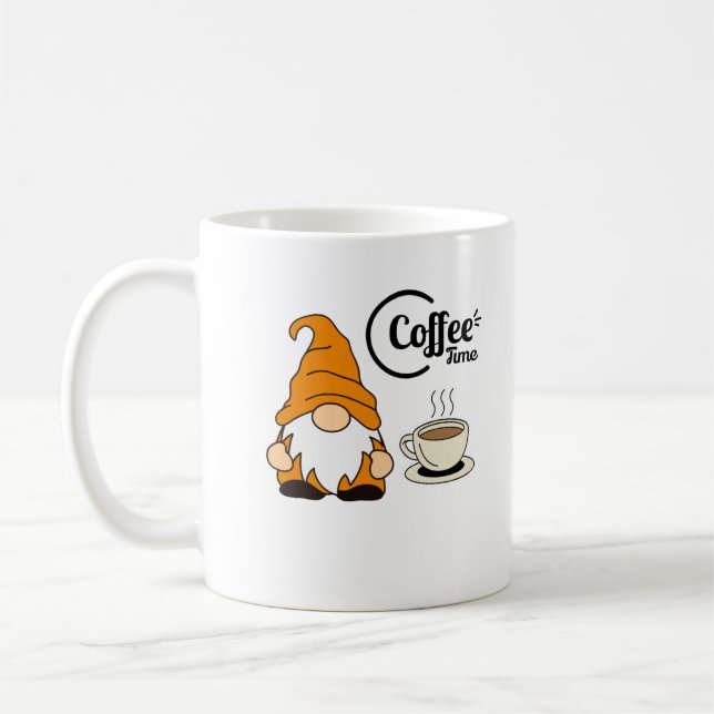 Gnome Colgando con una taza de café (Izquierda)