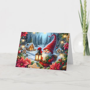 Gnome con linterna de Navidad