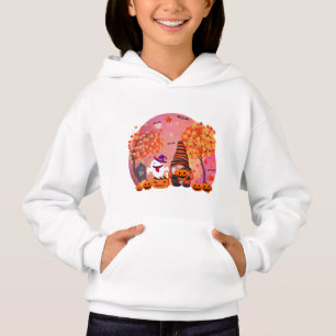 Gnome Cute Halloween Y Ghost Hoodie