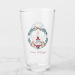 Gnome de Navidad de Vidrio Alegre y Brillante