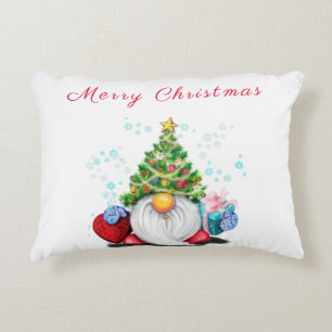 Gnome de navidades con almohada de regalo