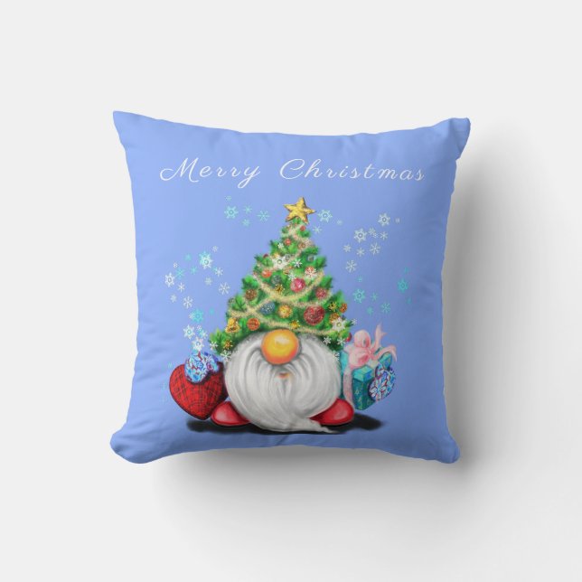 Gnome de regalo de almohada con regalo para usted (Anverso)