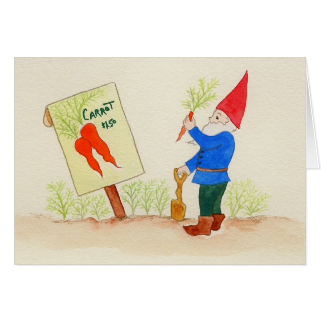 Gnome en el jardín (Anverso (Horizontal))