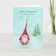 Gnome Feliz Navidad Personalizado