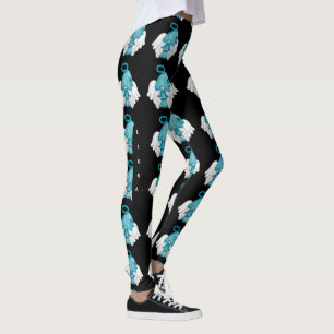 Gnome Libra Astrología Rótulo Angel Leggings