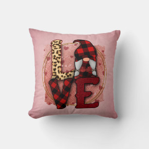 Gnome Love Home Decour Cojín decorativo