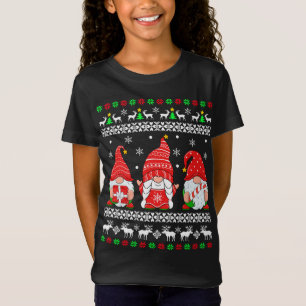 Gnome Navidades feos Sweater Gnomes Navidades Paja