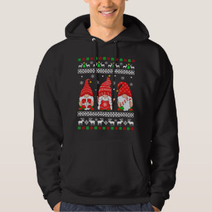 Gnome Navidades feos Sweater Gnomes Navidades Paja