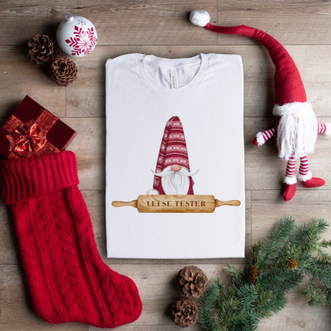 Gnome nórdico | Camiseta Tester Lefse (Subido por el creador)