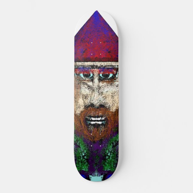 Gnome Nutcracker Skateboard (Anverso)