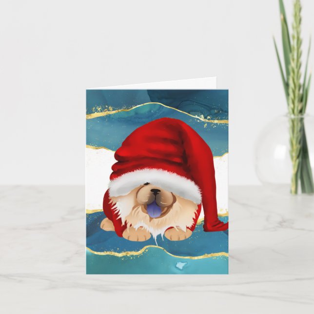 GNOME PARA LOS CHOWLIDAYS - Tarjetas de chow rojas (Anverso)