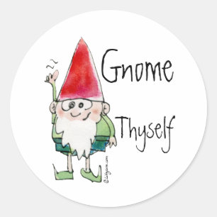 Gnome Personalizado Pegatina