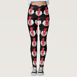 Gnome Pisces Astrología Rótulo Angel Leggings