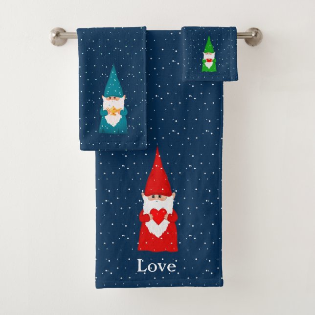 Gnomes de navidades en azul (In situ)