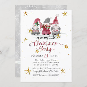 Gnomes Rojos Aman Alegría Paz Renos Feliz Navidad