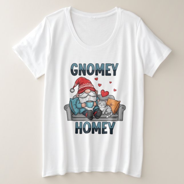 Gnomey homey gnome en casa (Anverso del diseño)