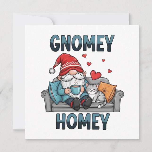 Gnomey homey gnome en casa (Anverso)
