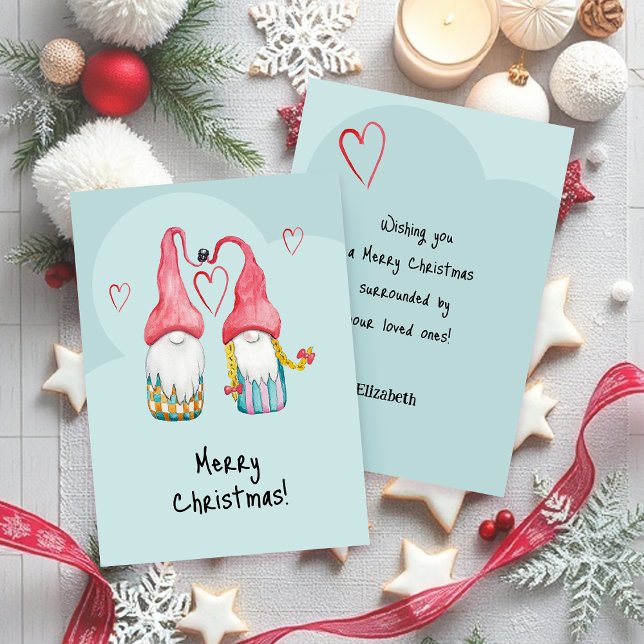 Gnomo Adorable Enamorado Feliz Navidad (Subido por el creador)