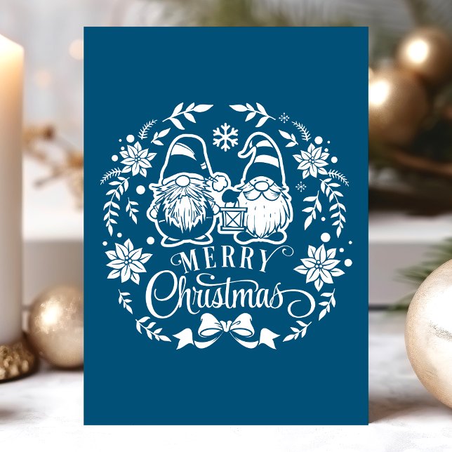 Gnomo de Corona de Navidad Feliz (Subido por el creador)