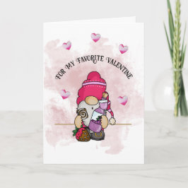 Gnomo del Día de San Valentín, Tarjeta de Felicita