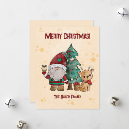 Gnomo Reno de Navidad Adorable