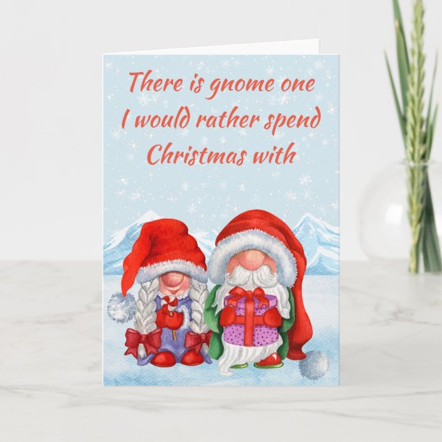 Gnomo uno Prefiere pasar la Navidad (Anverso)