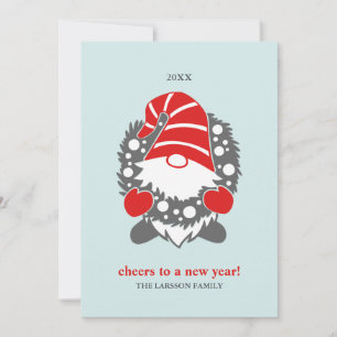 Gnomos Divertidos   Navidad Blanca Año Nuevo 2 Fot