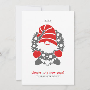 Gnomos Divertidos   Navidad Blanca Año Nuevo 2 Fot
