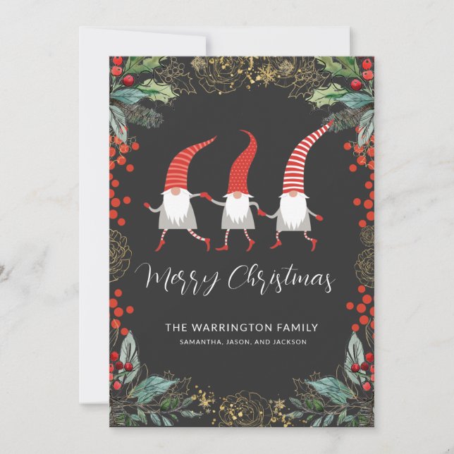 Gnomos Feliz Navidad (Anverso)