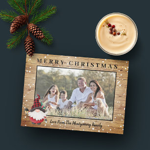 Gnomos Leñadores Rústicos Navidad Foto