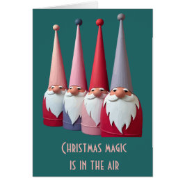 Gnomos nórdicos Kitsch de Navidad moderno retro co