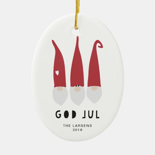 Gnomos para el ornamento del navidad (Frente)