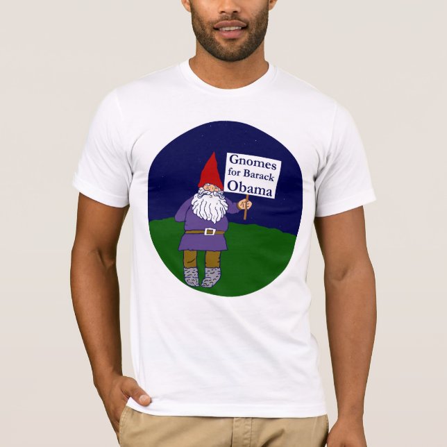 Gnomos para la camiseta de Barack Obama (Anverso)