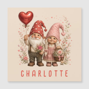 Gnomos personalizados del Día de San Valentín con