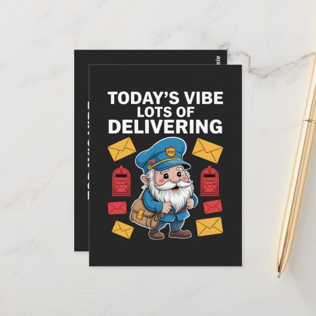 Gnomos Trabajadores Postales Correo (Anverso/Reverso In Situ)
