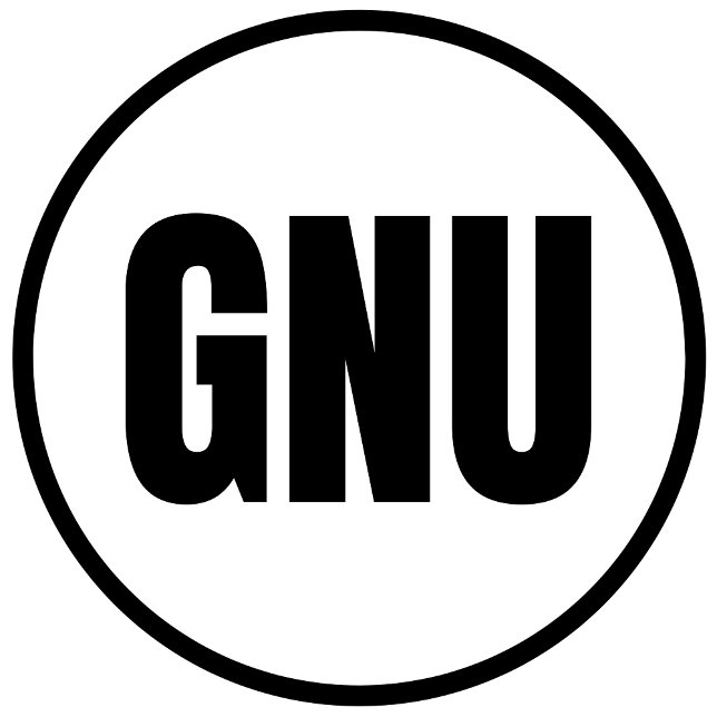 GNU - Goodnews Bay Classic Round Pegatina (Subido por el creador)
