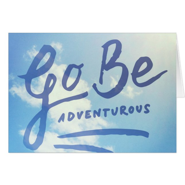 Go Be Adventurous Sky (Anverso (Horizontal))