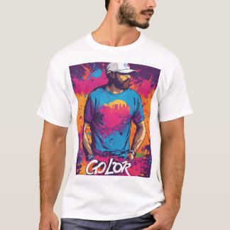 "Go Color" - Vibrante Diseño de camisetas Splash